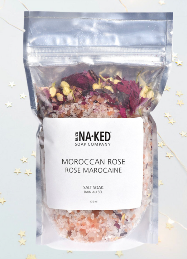 Buck Naked Soap Company Moroccan Rose Salt Soak