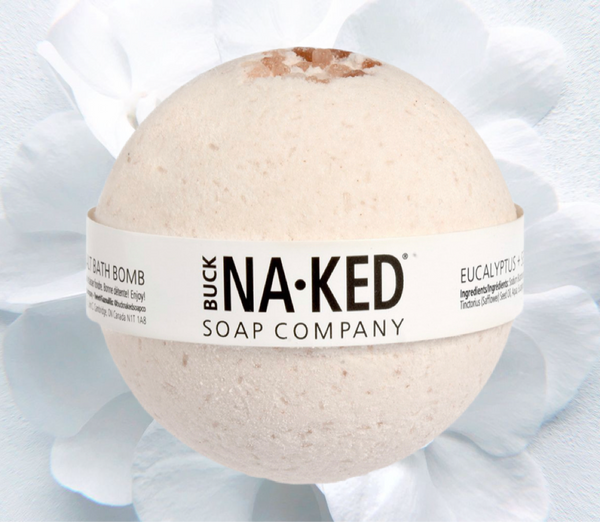 Buck Naked Soap Company Eucalyptus + Himalayan Salt Bath Bomb