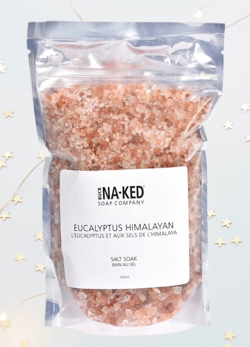 Buck Naked Soap Company Eucalyptus Himalayan Salt Soak