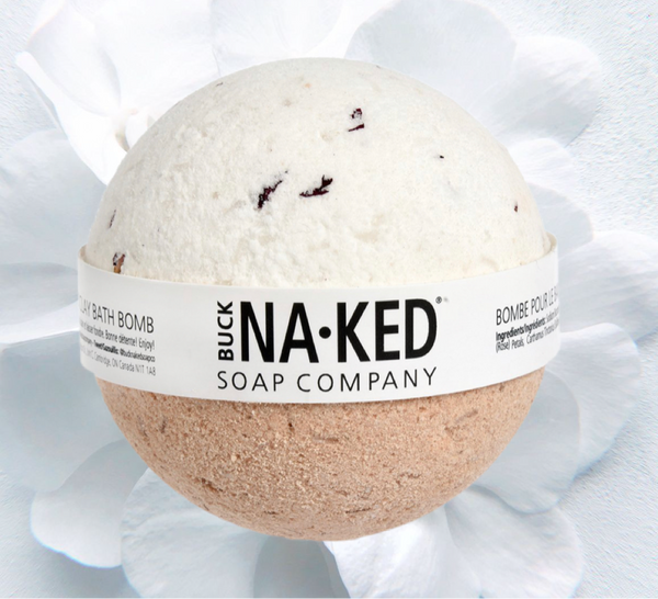 Buck Naked Soap Company Rose + Moroccan Red Clay Bath Bomb