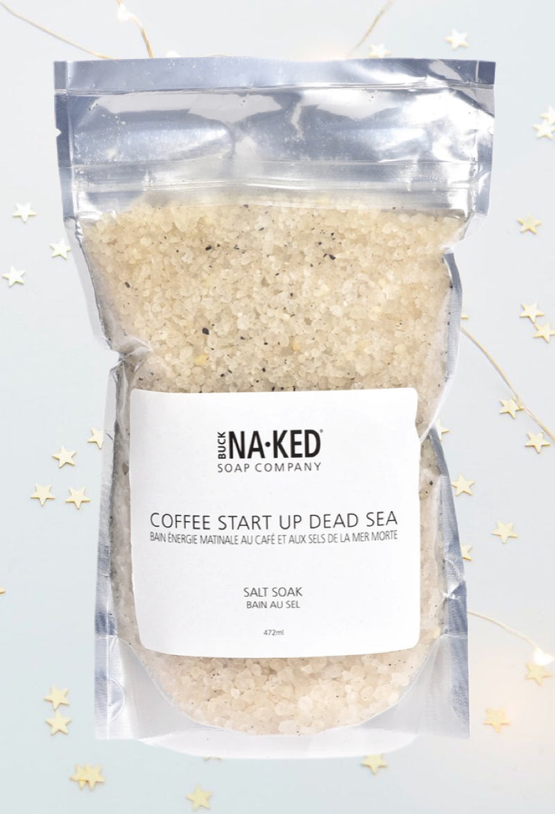 Coffee Start Up Dead Sea Salt Soak