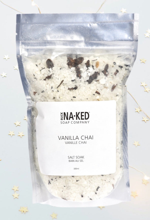 Buck Naked Soap Company Vanilla Chai Salt Soak